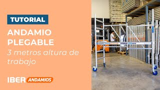 Tutorial folding scaffolding 3,00 m working height | IBERANDAMIOS #andaimes #andamios #scaffolding