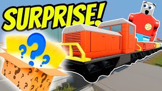 CRAZY BRICK RIGS CREATIONS VS LEGO TRAIN! | Multiplayer Brick Rigs Gameplay screenshot 5
