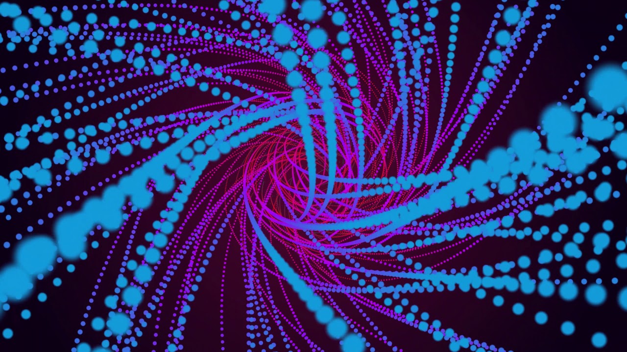60:00 Minutes /Abstract Colorful 3d Particles Tunnel Background Loop 4k Relaxing Screen Saver (Free)