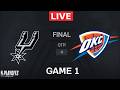 NBA LIVE! San Antonio Spurs vs Oklahoma City Thunder Game 1 | May 17, 2026 NBA Playoffs LIVE