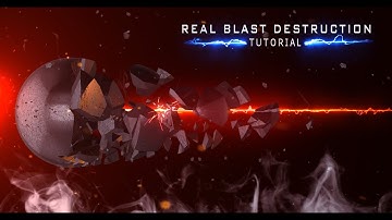 Real Blast Destruction TUTORIAL || ELEMENT 3D || After Effect || PFX