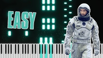 Hans Zimmer - Interstellar Main Theme | EASY Piano Tutorial