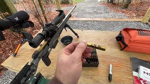 Part 2   Savage 110 Elite 300 Win Mag Initial load development HD 1080p