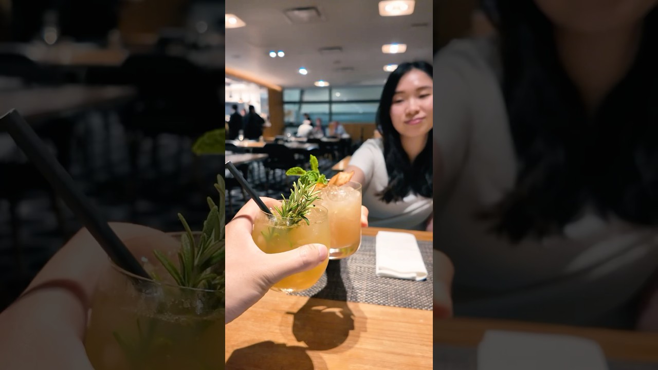 The food at Qantas First Lounge LAX | Autumn 2024