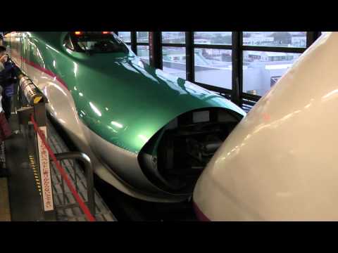 はやて２９号＋こまち２９号盛岡駅入線～切り離し～発車