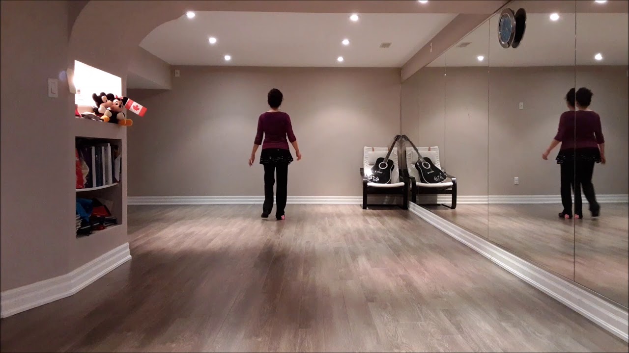 One Less Angel line dance (dance & teach) - YouTube