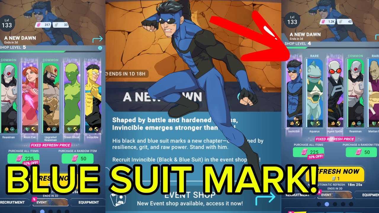NEW BLUE SUIT MARK EVENT! - Invincible: Guarding the Globe