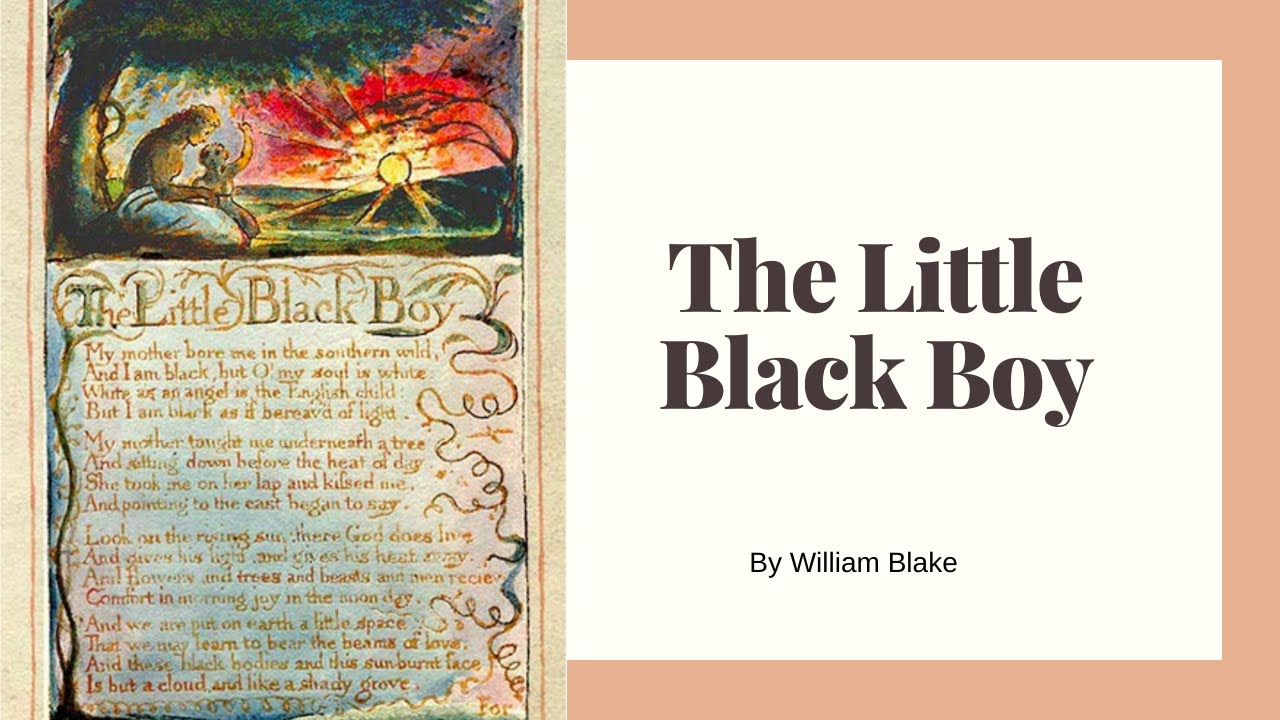 the little black boy by william blake summary