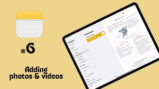 #6 Apple Notes for iPad: adding photos and videos | Beginner's course screenshot 5