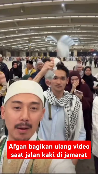 afgan re-shares video while walking on jamarat #shortvideo #artist #entertainment