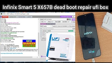 Infinix Smart 5 X657B dead boot repair ufi box by new shaheen mobiles