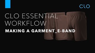 Garment Construction | Constructing Basic Pants & Applying Elastic Waistbands (Korean | 한국어)