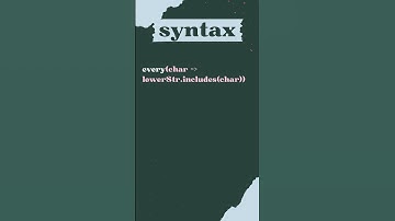 How Do you know if a SENTENCE is a PANGRAM?  #javascript #tutorial #code