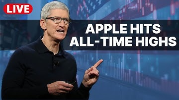 Apple Hits All-Time High 🚀 | Netflix Earnings in Focus 🎬 | LIVE Trading