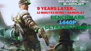 Splinter Cell Blacklist 9 Years Later - 1440p ULTRA Settings Benchmark Wealth