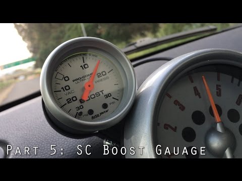 부스트 게이지, 오일 교환, 변속기 플러시, 슬레이브 실린더-2005 Mini Cooper S R53 비디오 5