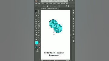 How To Create Overlapping Circles Geometric Pattern In Adobe Illustrator #shorts