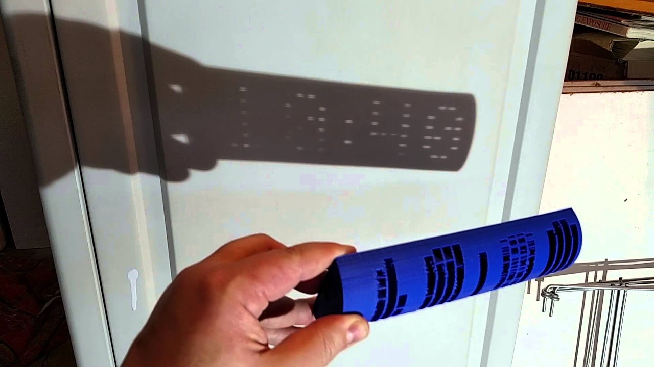 digital sundial gnomon printed in blue abs youtube