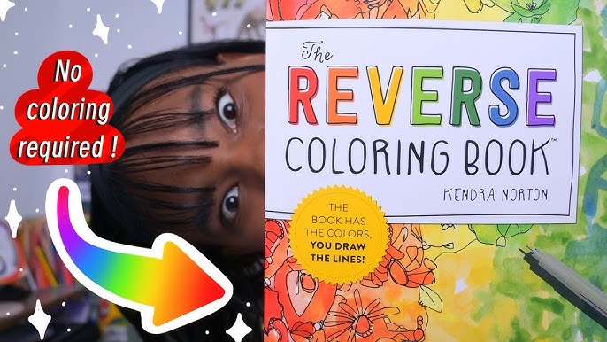 Testing a REVERSE Coloring Book?! *SO COOL* 