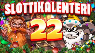 Slottikalenteri - Luukku 22 500 Ostobonus Huntti