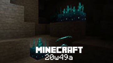 Minecraft Snapshot 20w49a - Sculk Sensors and Dripstone Caves (Minecraft 1.17 Snapshot)