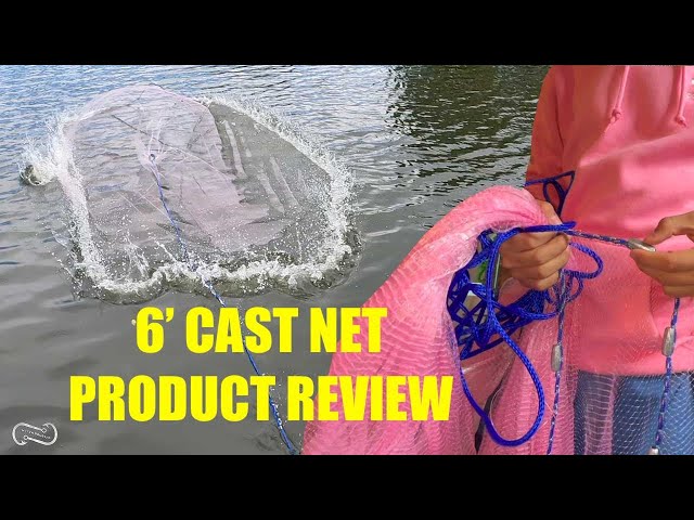 6 FOOT CAST NET BY OCEAN MASTER PRODUCT REVIEW AND FIELD TEST