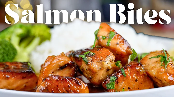 Irresistible Honey Butter Garlic Glazed Salmon Bites