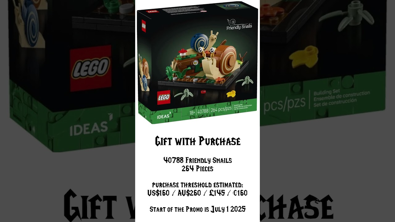 LEGO 40788 | Promotional | Friendly Snails | Gift with Purchase