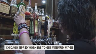 Chicago workers receiving higher minimum wages