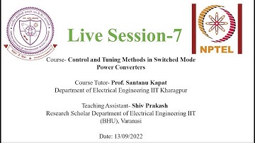 PMRF Live Session 7:- Control and Tuning Methods in Switched Mode Power Converters