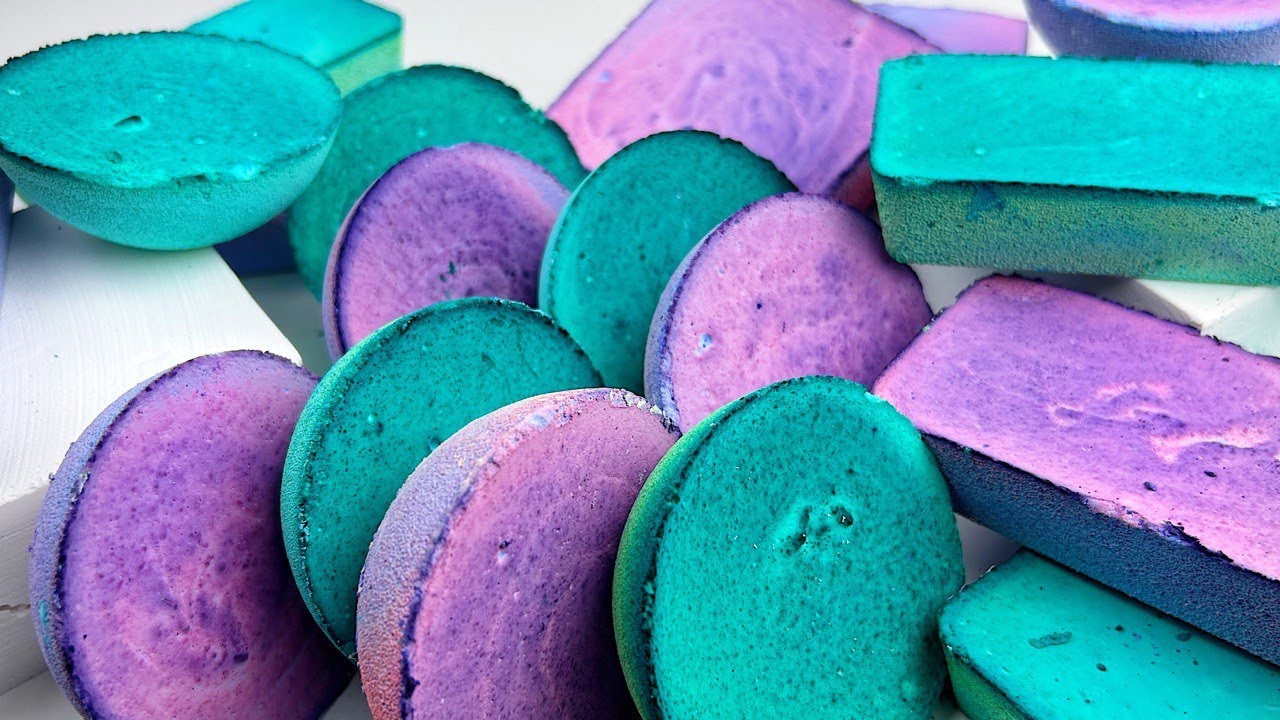 Colored chalk★GYM CHALK★Crispy powder★Oddly satisfying video★ YouTube