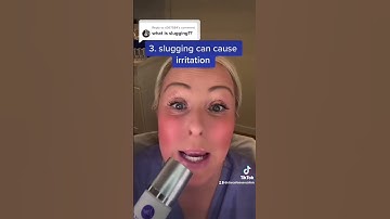 Slugging is covering your face with Vaseline or aqua phor type products