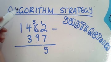 Algorithm Strategy for Subtraction