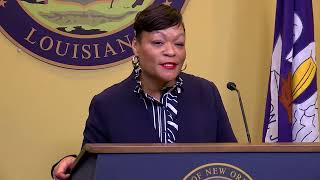 Mayor LaToya Cantrell addresses Lee Zurik and his investigation