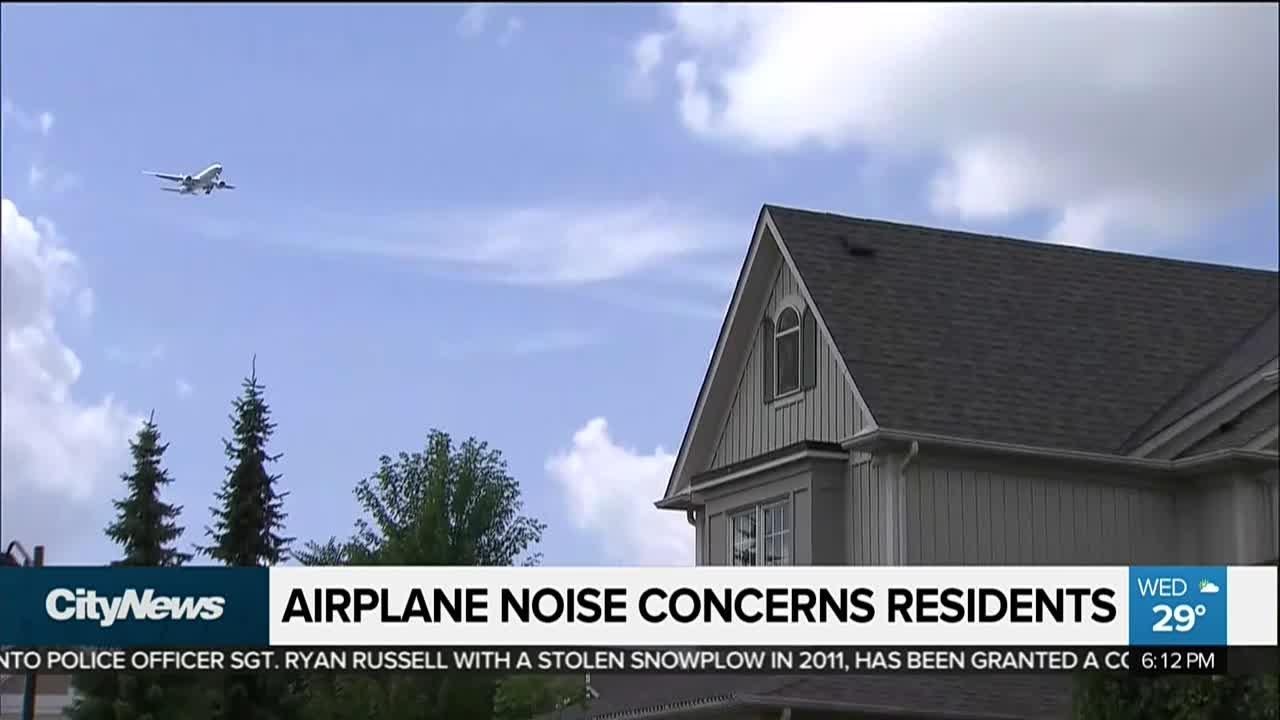 Airplane noise concerns residents YouTube