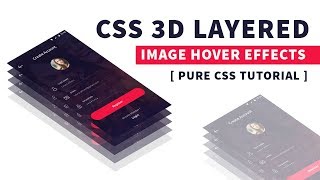 CSS 3d Layered Image Hover Effects - CSS Isometric Design