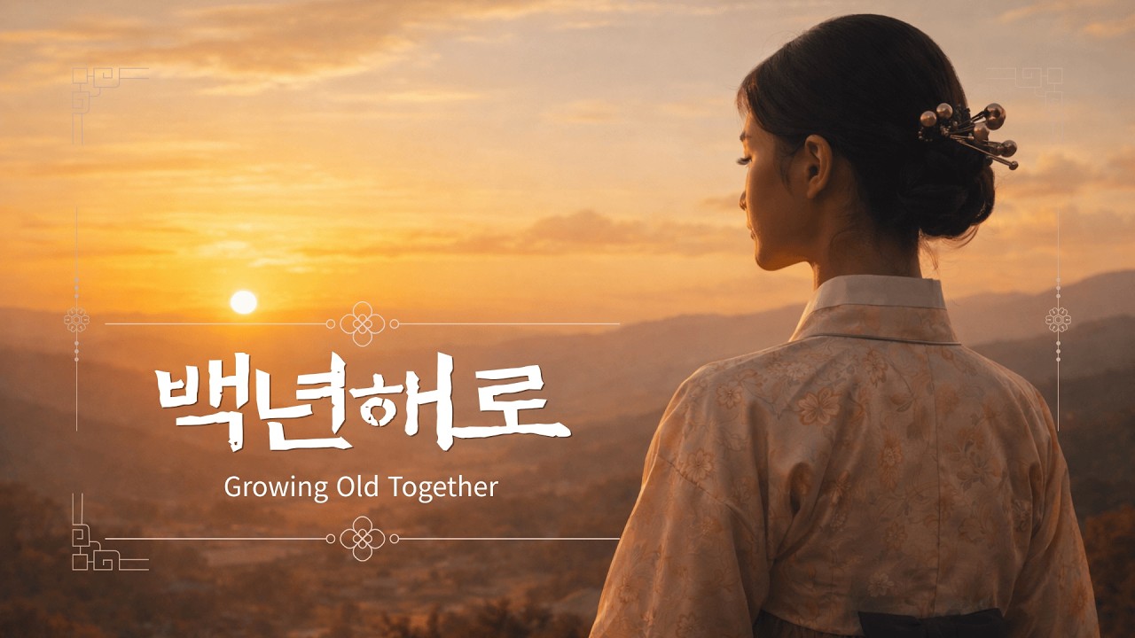 [고음질 가사자막] 백년해로(Growing Old Together) Audio Lyrics KR / EN / JP | 말 없이 나란히 늙어가는 사랑
