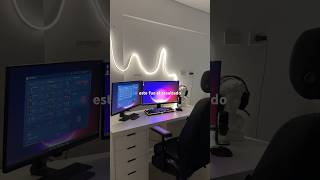 Mejorando el setup de mi novio con luces led (día 2) 🤫 #setup #gamer #luzled #gamergirl