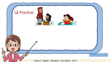 Grade 5 English Module 4 Our World Part 2