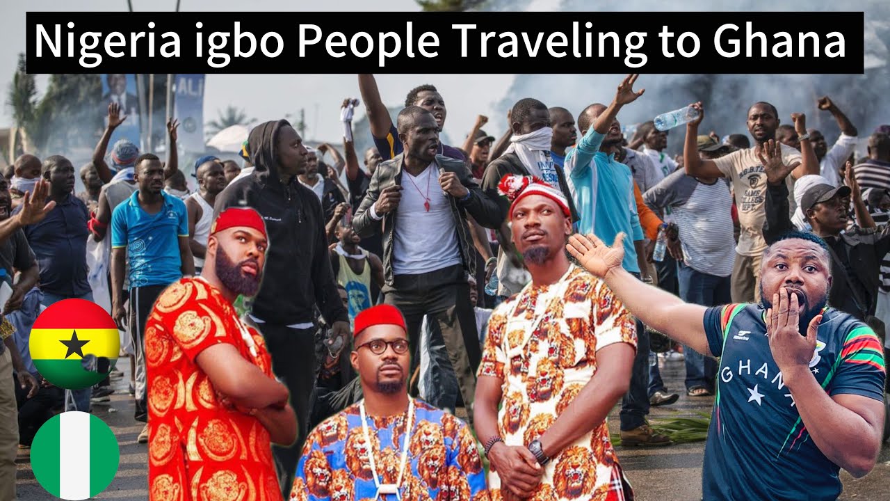 Нигерийские игбо едут в Гану🇬🇭и другие страны. Почему? Их государства не развиты?