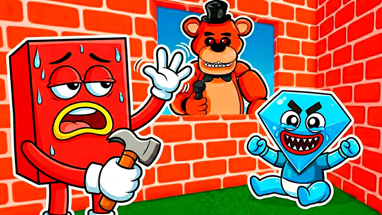 CONSTRUIMOS un BUNKER para PROTEGER a BEBÉ DIAMOND en ROBLOX!