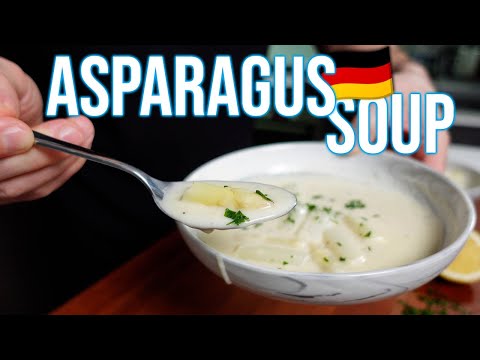 Creamy, Delicious & Easy: German Asparagus Creme Soup | Spargel Soup Recipe