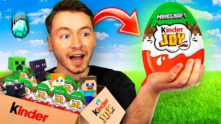 ICH öffne 100 KINDER JOY in der MINECRAFT Edition!