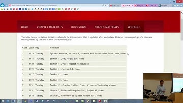 Categorical Data Analysis - Class #1