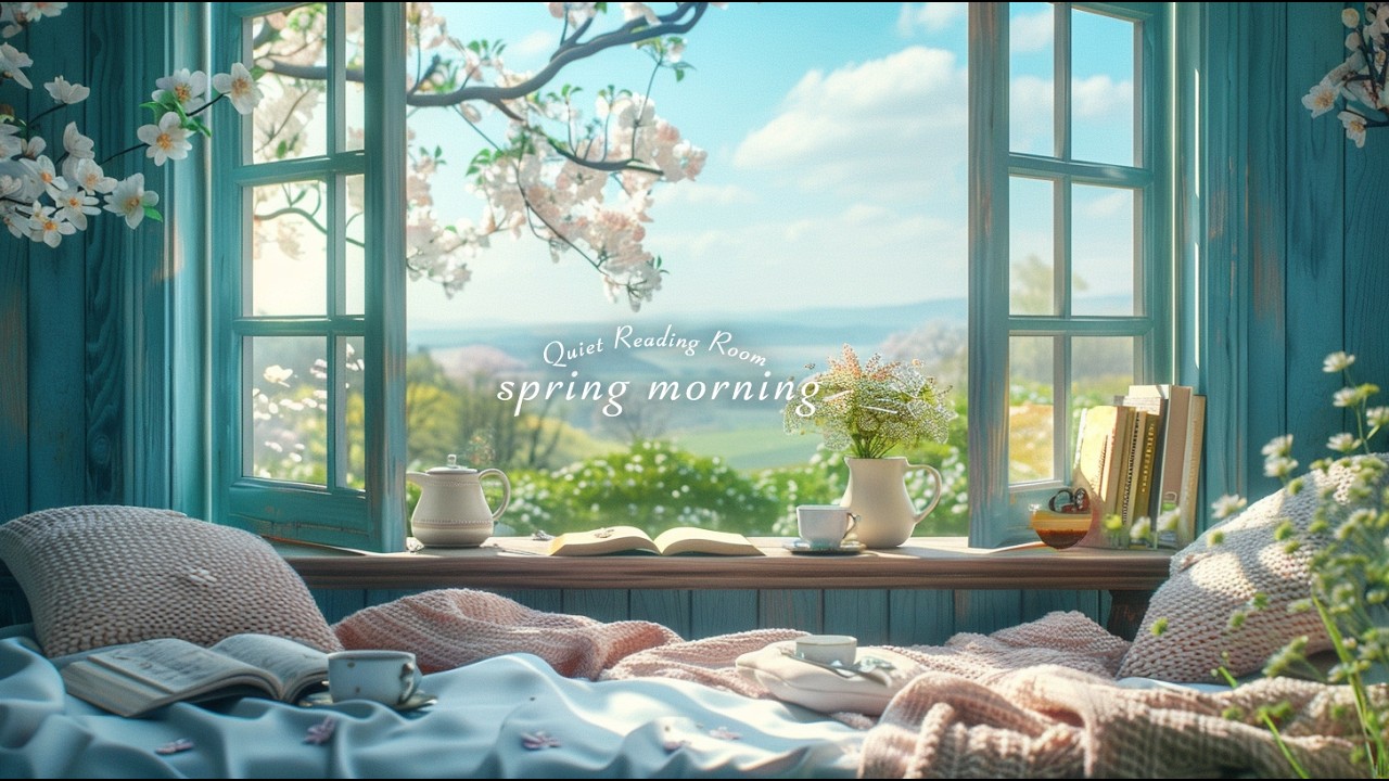 spring morning at a cozy cottage 🌼 soft music for relaxation - YouTube
