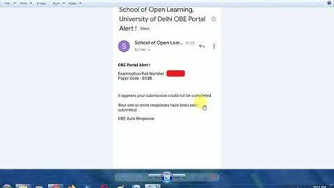 sol ki taraf se aaya mail ? your submission couldn
