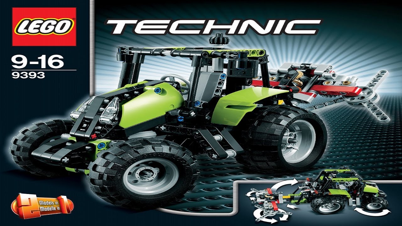 LEGO Technic For 9393 - Tractor - YouTube