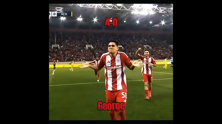The fourth time that AEK is beaten with 6-0 by Olympiacos!!! #football #olympiacos #greekcup