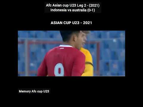 Indonesia vs australia | Afc cup U23 - 2021 | Leg 2