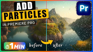 How to do DUST or SNOW Effect in Premiere Pro